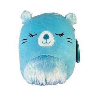 Squishmallows 8" Bara Beaver Soft Blue Fuzzy Belly Plush Kelly‎ Toy Stuffed Kids
